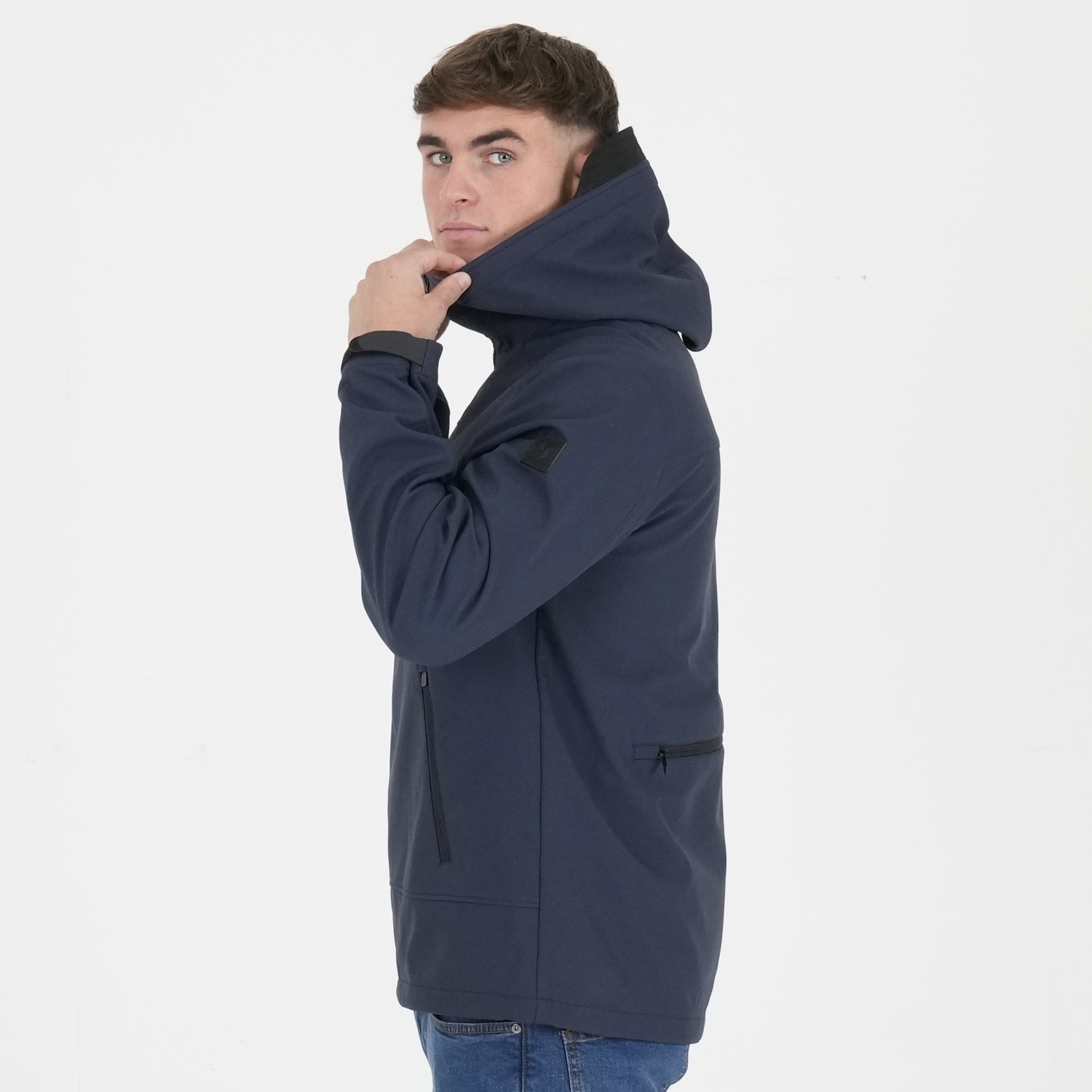 Marksman Softshell Jacket Navy - Peaceful Hooligan