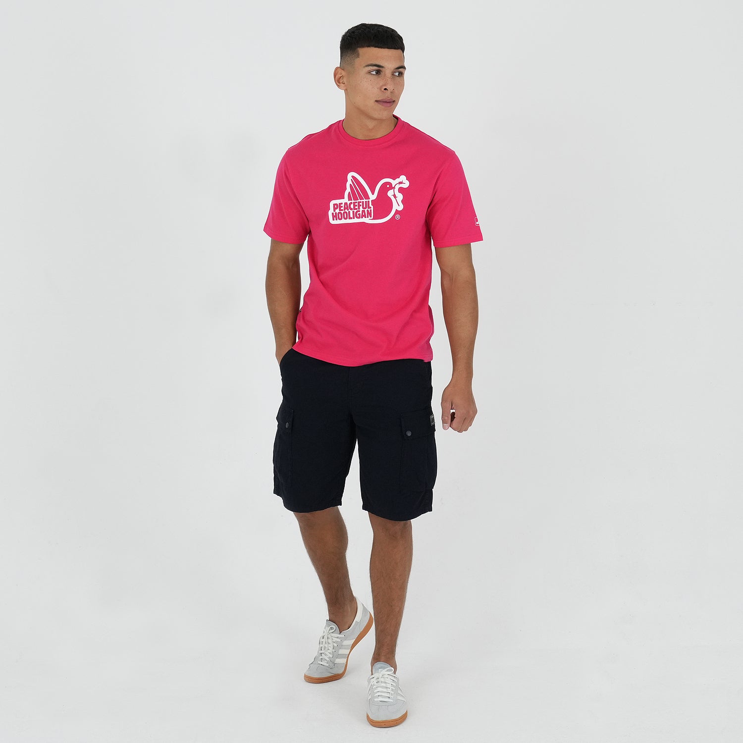 Outline T-Shirt Virtual Pink - Peaceful Hooligan