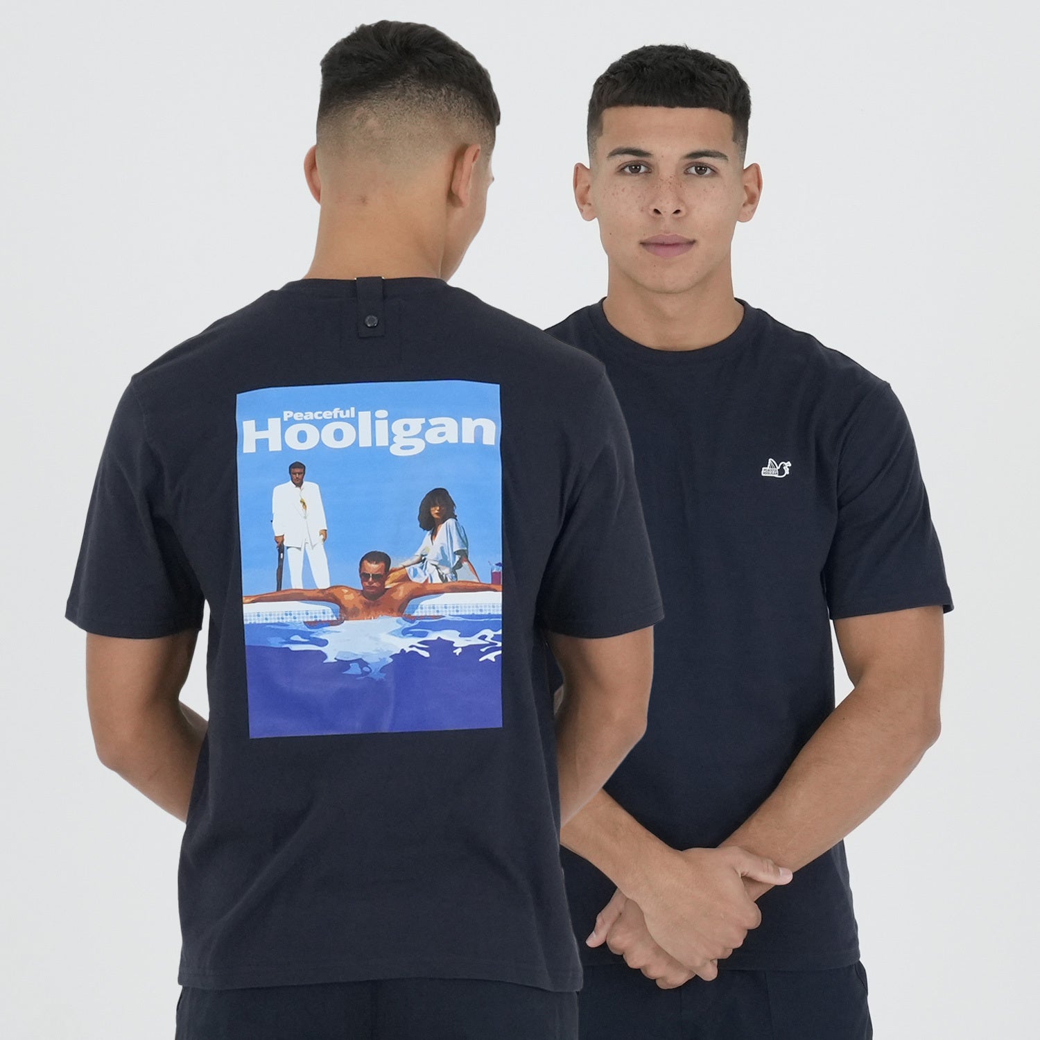 The Business T-Shirt Navy - Peaceful Hooligan