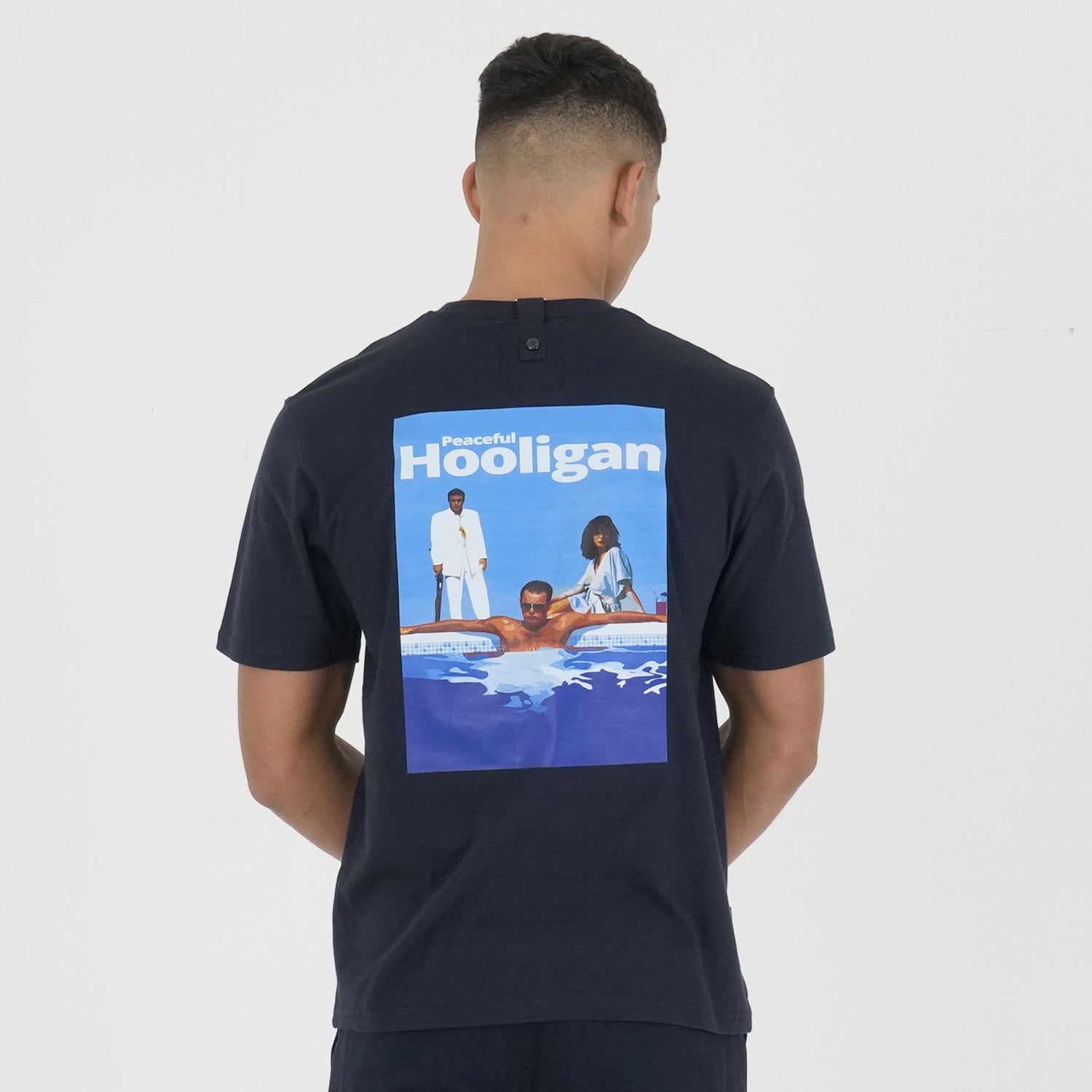 The Business T-Shirt Navy - Peaceful Hooligan