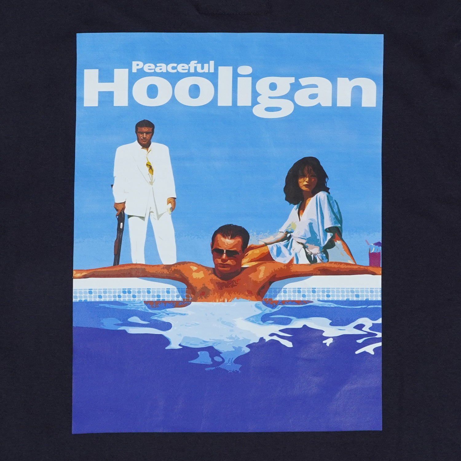 The Business T-Shirt Navy - Peaceful Hooligan
