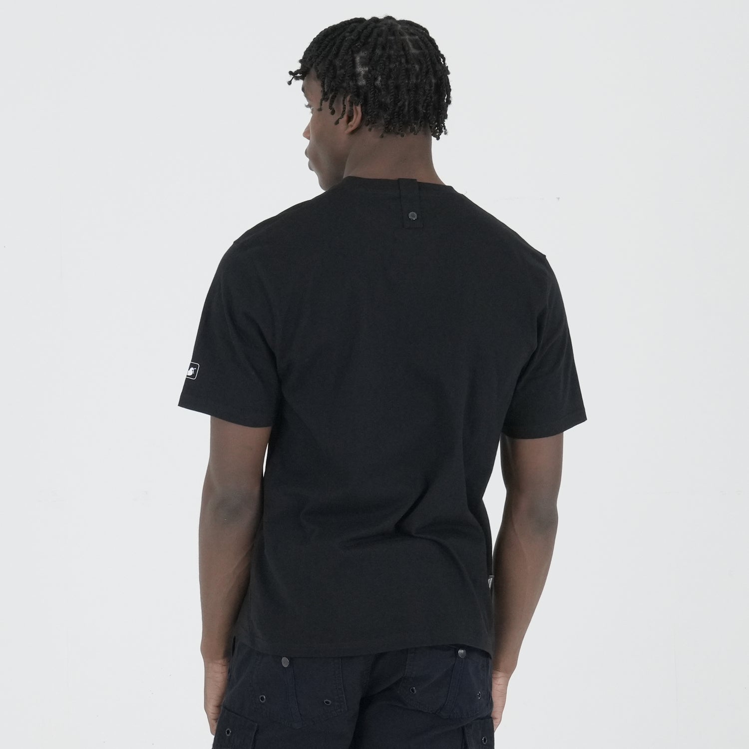 White Lines T-Shirt Black - Peaceful Hooligan