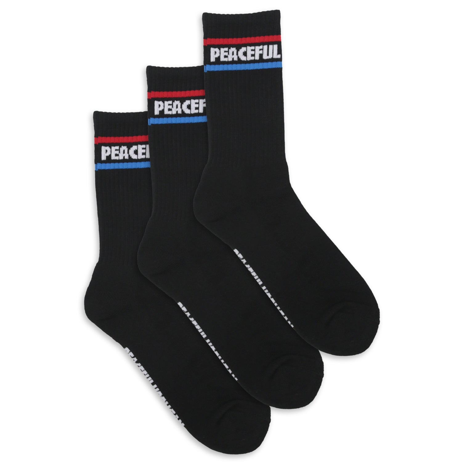 Tube Socks Black - Peaceful Hooligan