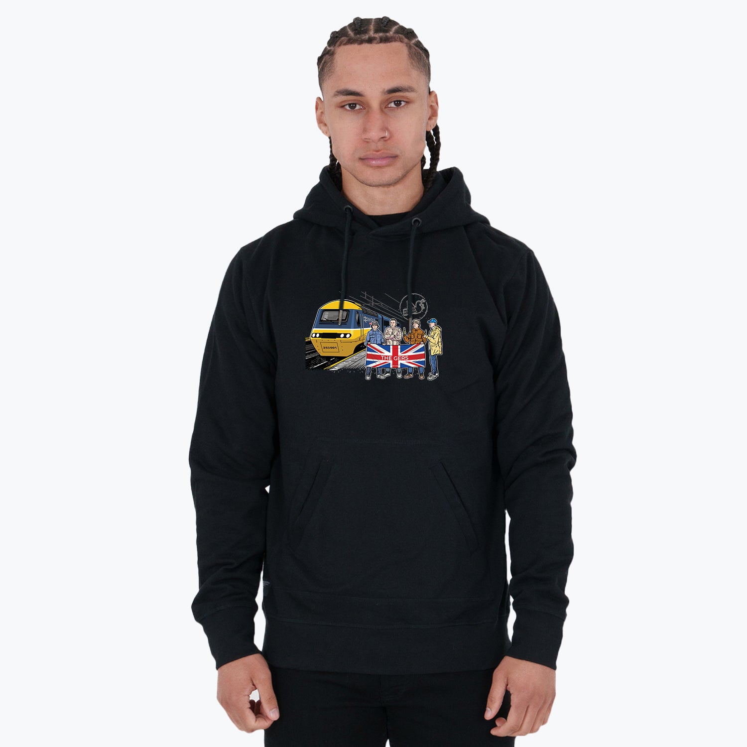 Rangers FC Excursions Hoodie Black - Peaceful Hooligan