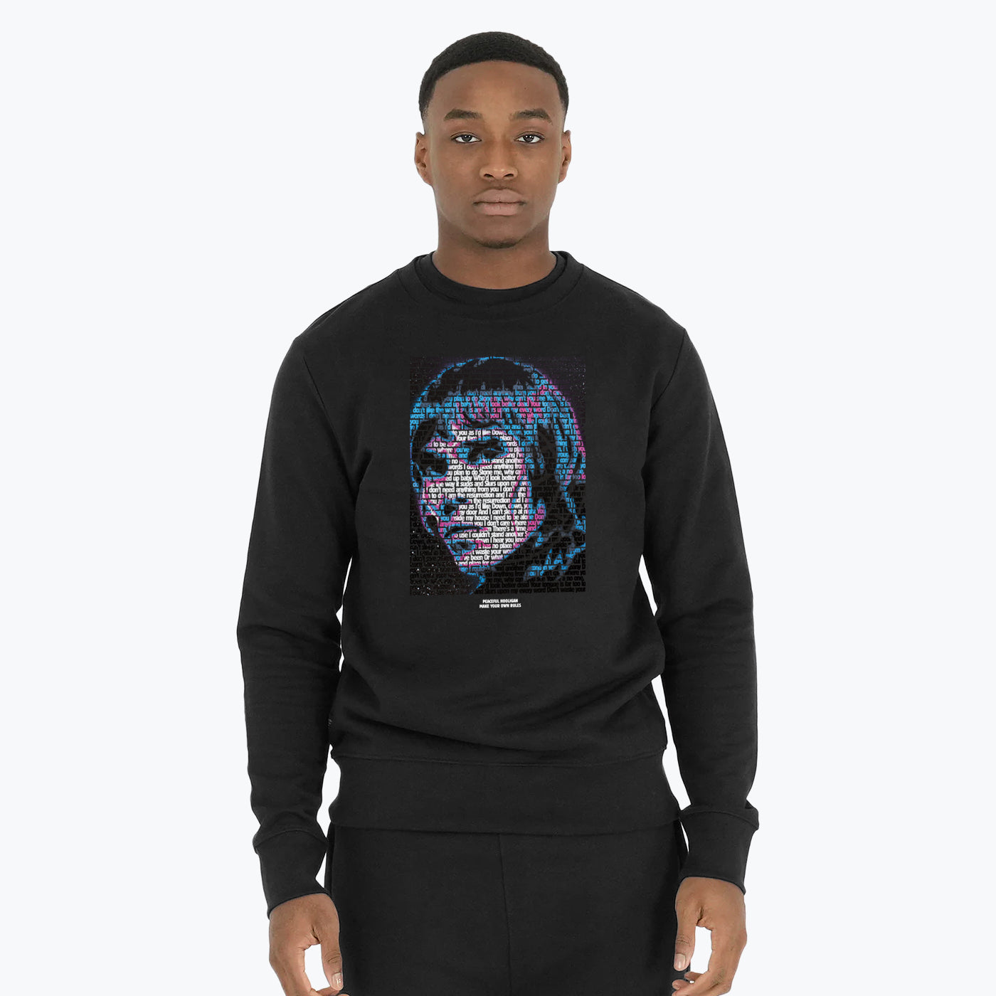 Resurrection Sweatshirt Black - Peaceful Hooligan