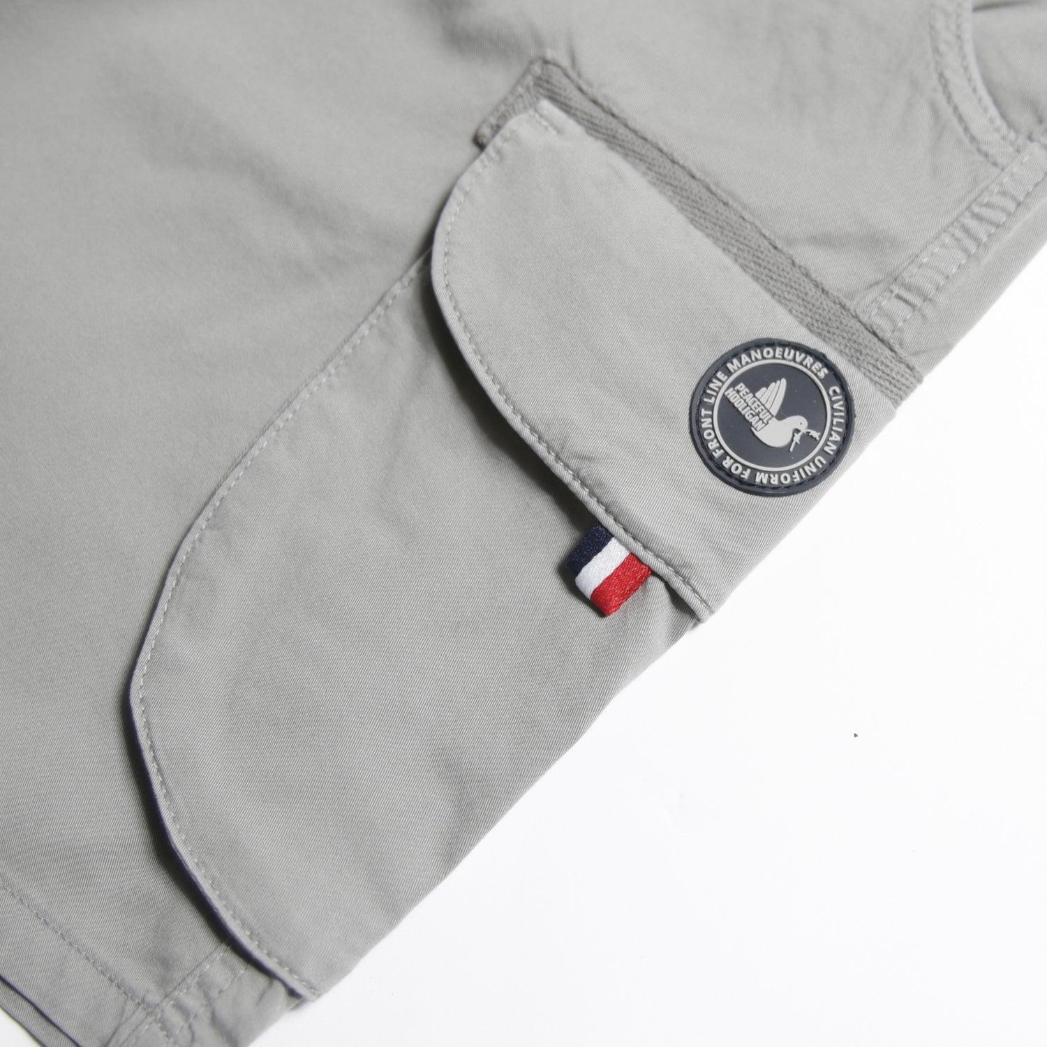 Bunker Shorts Griff Grey - Peaceful Hooligan