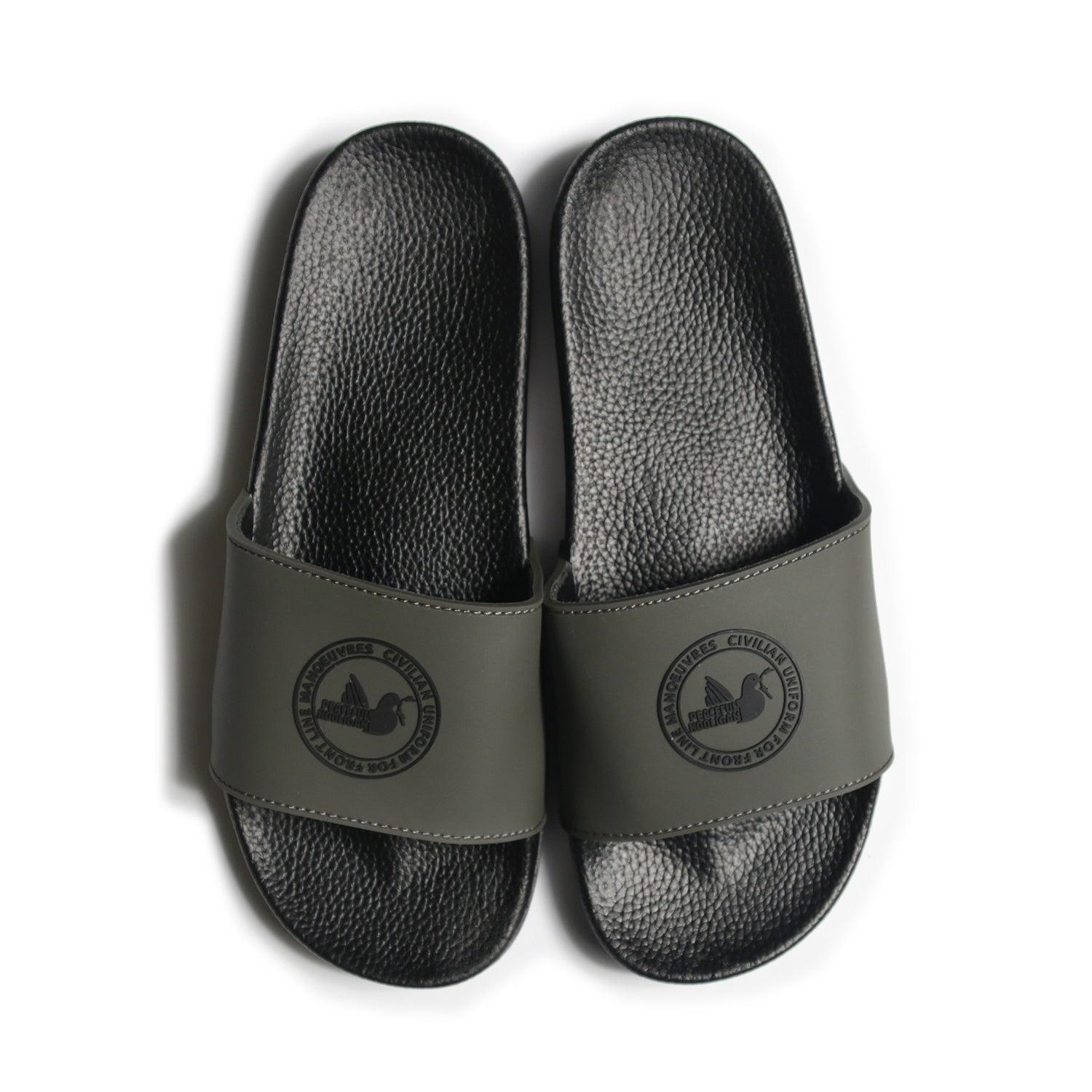 Civilian Slides Khaki - Peaceful Hooligan