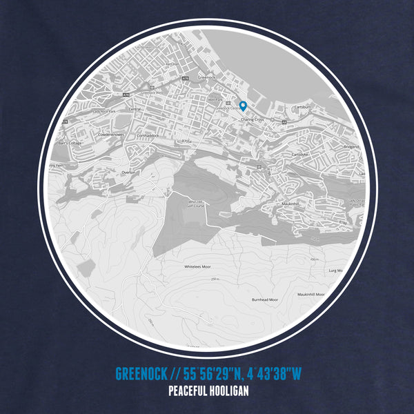Greenock Morton Sweatshirt Navy - Peaceful Hooligan 