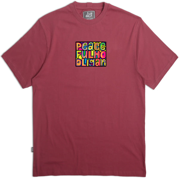 Mondays T-Shirt Claret - Peaceful Hooligan 