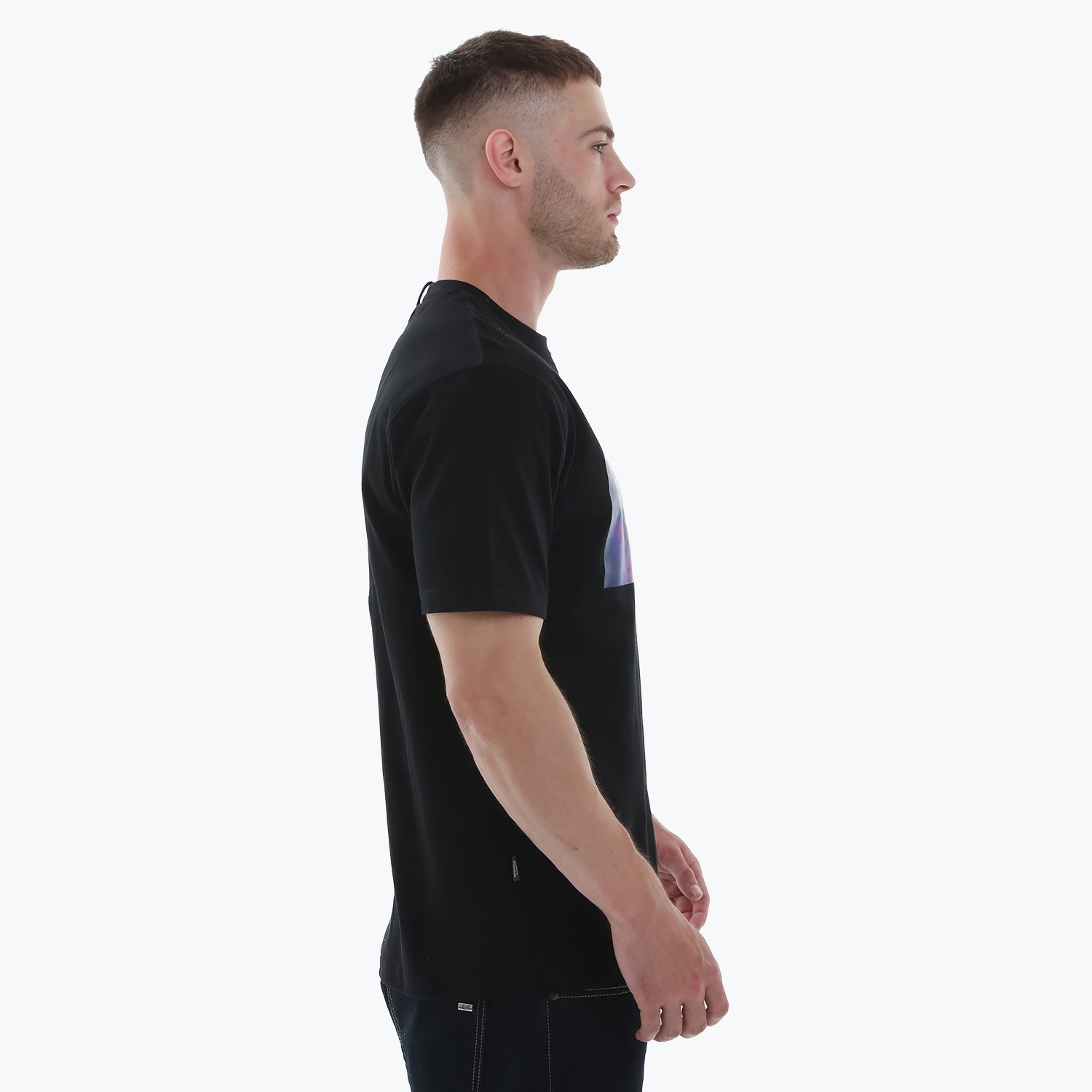 Cloud Cover T-Shirt Black - Peaceful Hooligan