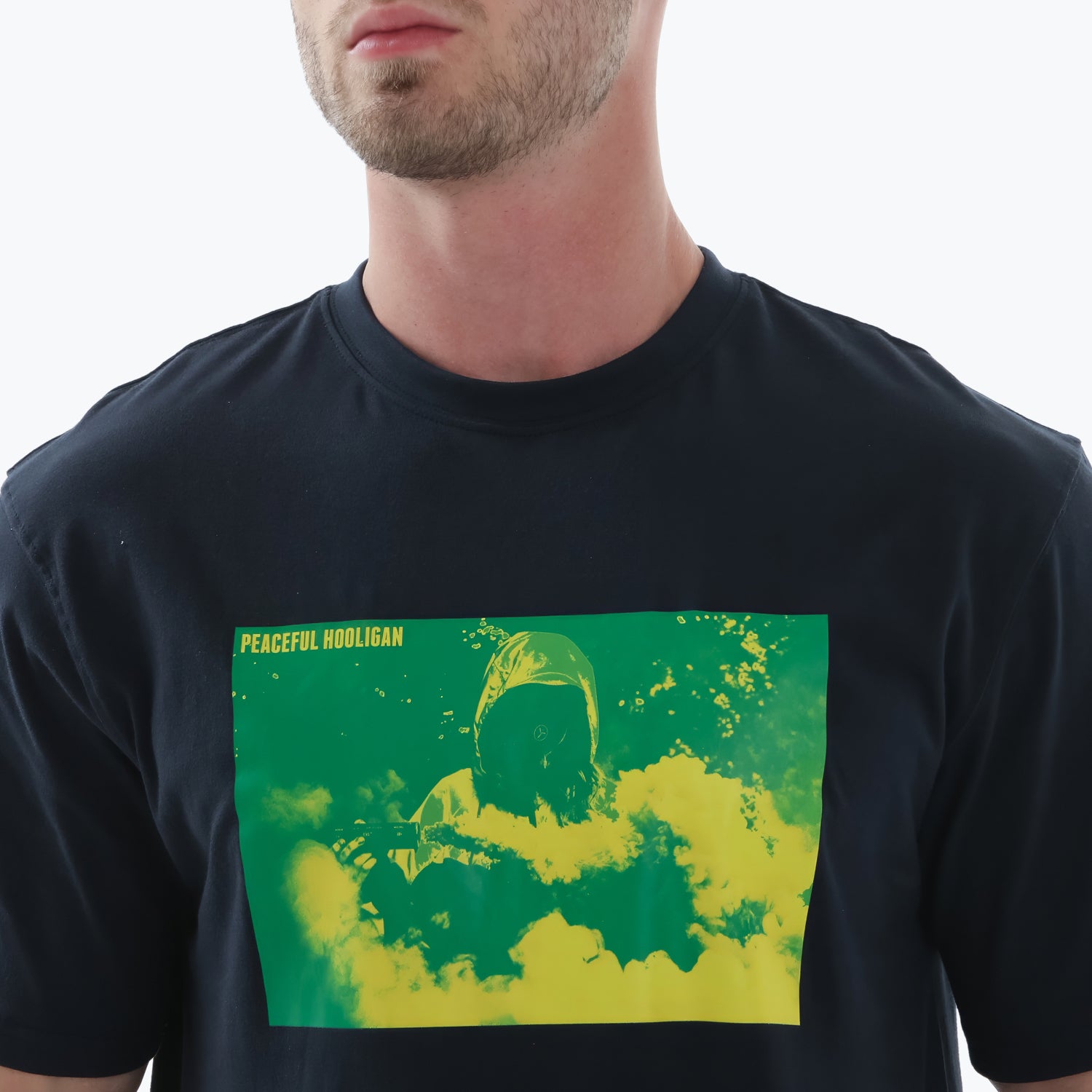 Cloud Cover T-Shirt Navy - Peaceful Hooligan