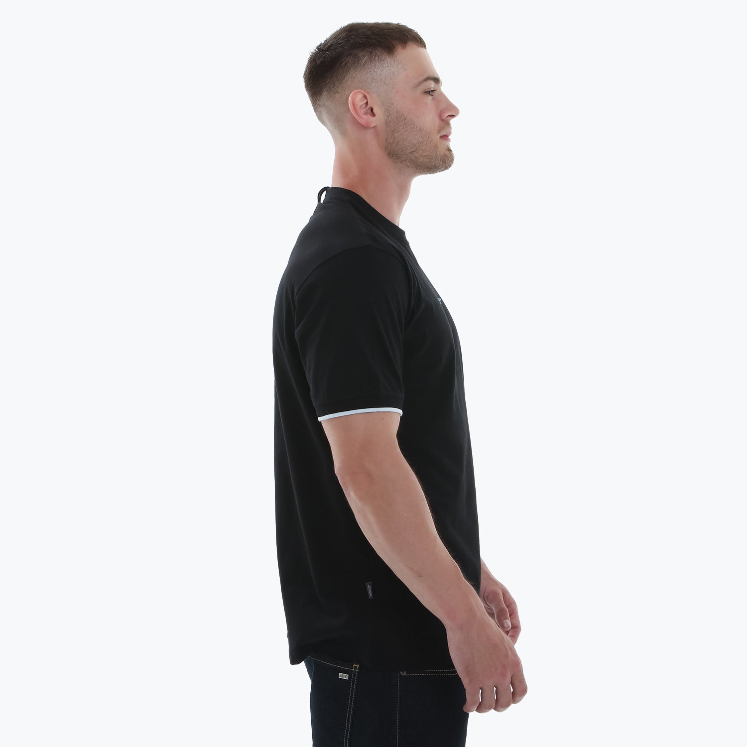 MYOR Tipped T-Shirt Black - Peaceful Hooligan