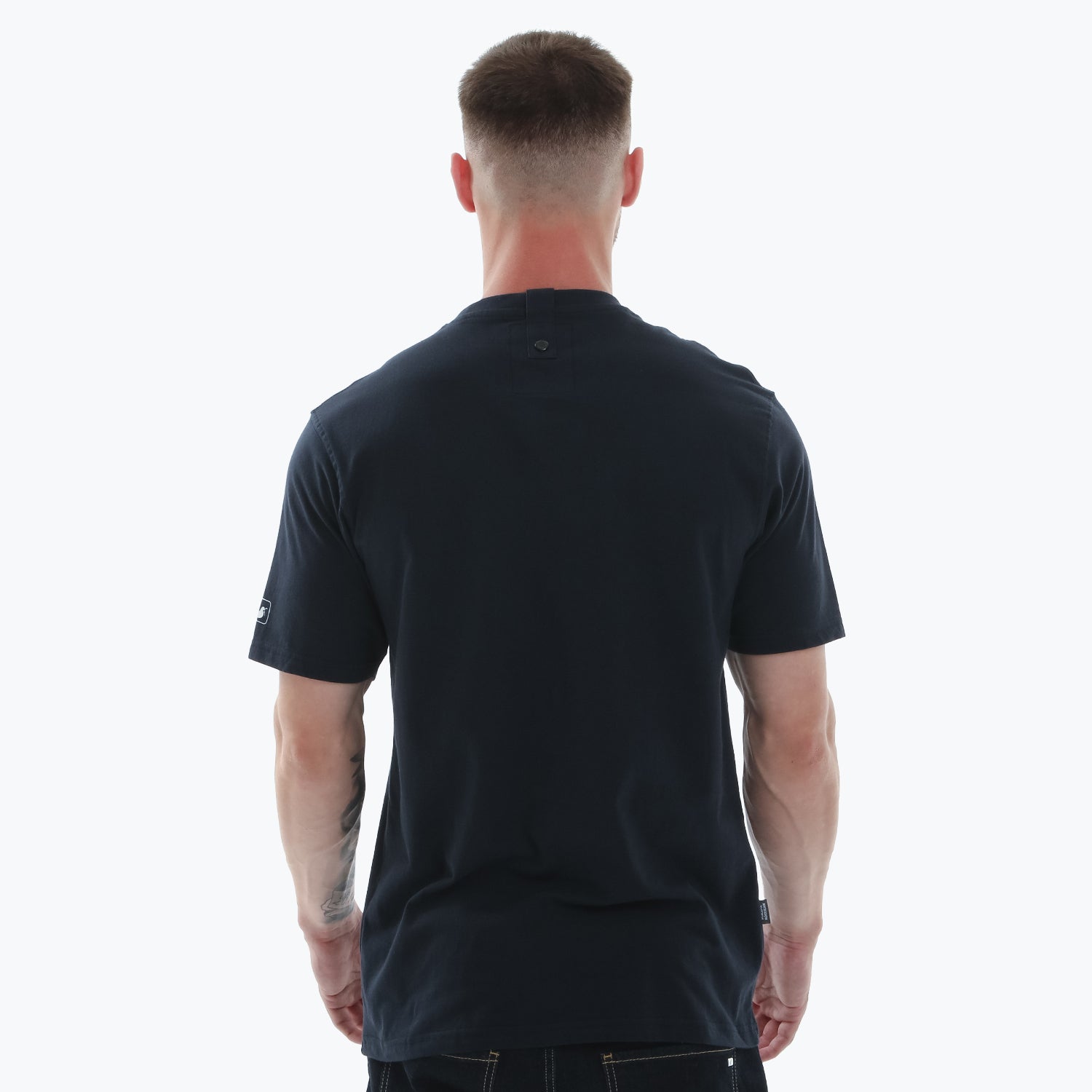 Paisley Dove T-Shirt Navy - Peaceful Hooligan