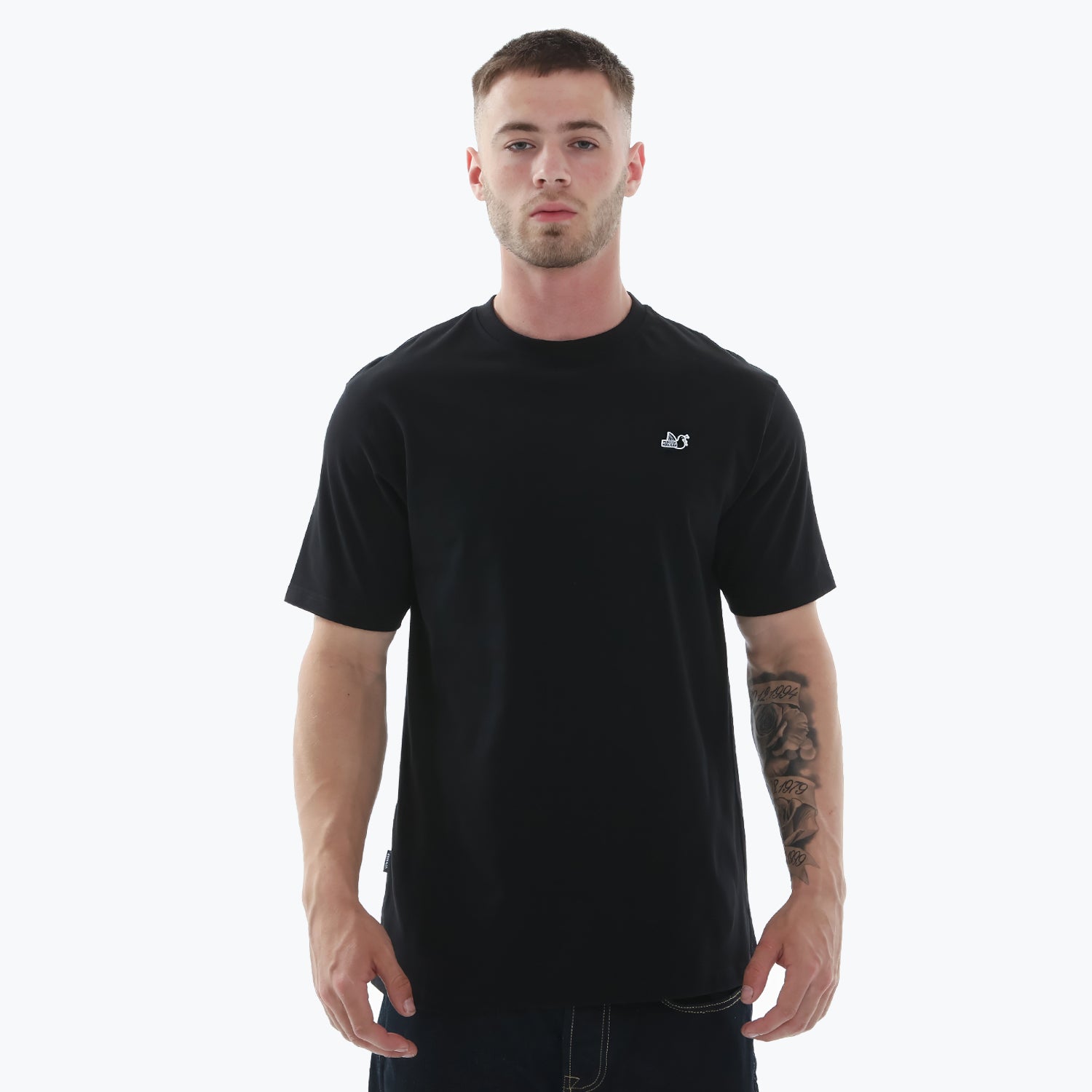 Paisley Heads T-Shirt Black - Peaceful Hooligan