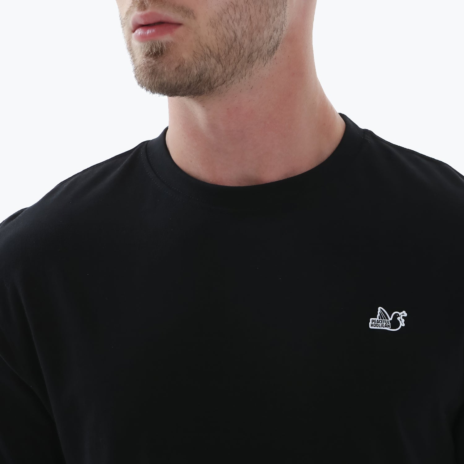 Paisley Heads T-Shirt Black - Peaceful Hooligan