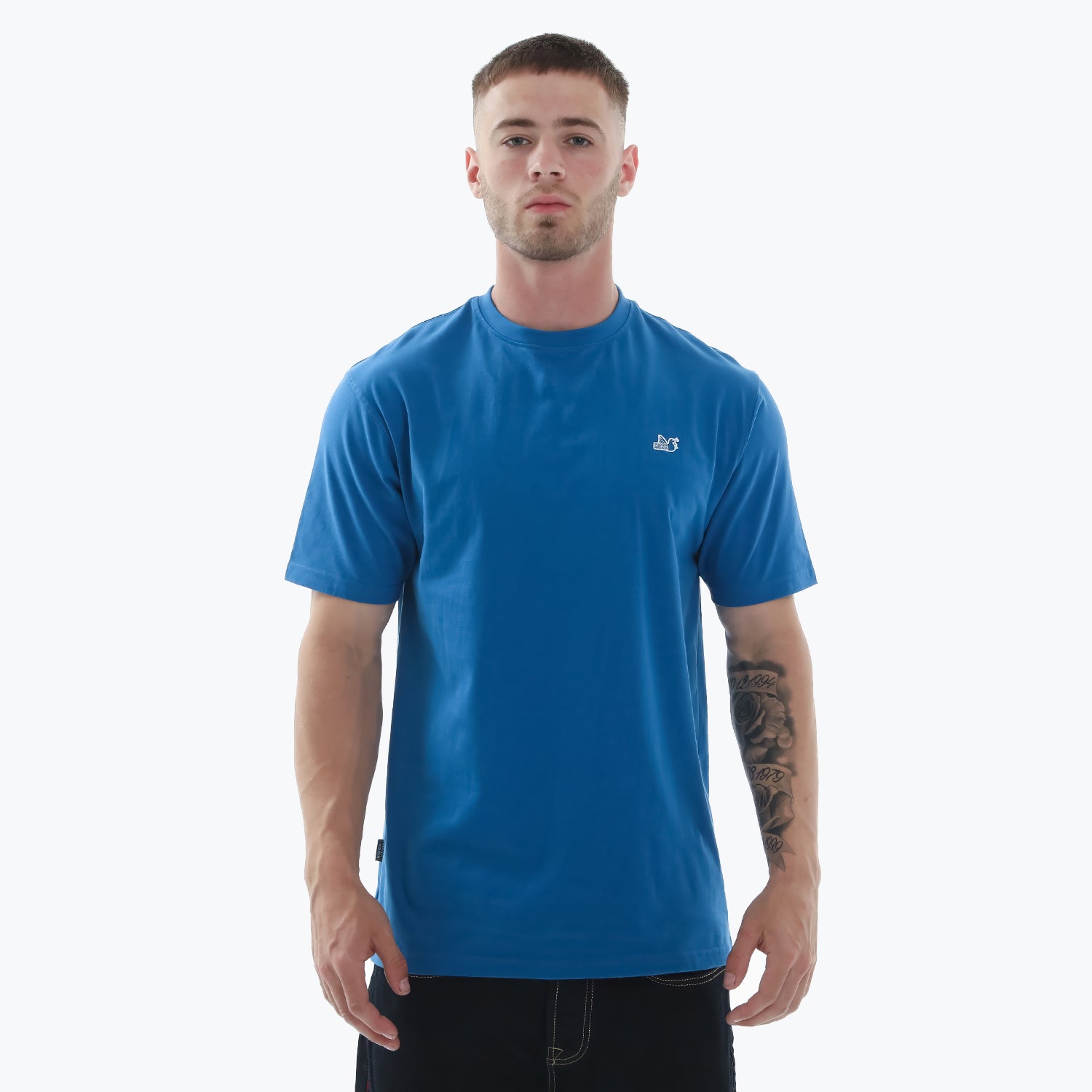 Paisley Heads T-Shirt Cobalt - Peaceful Hooligan