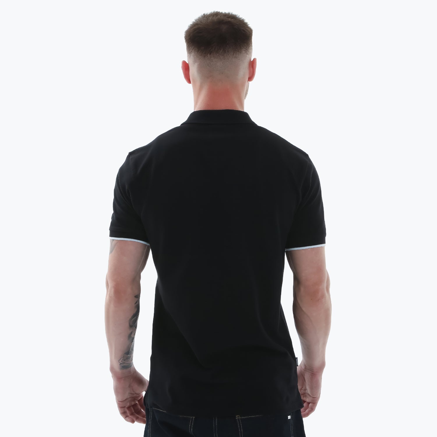Steward Polo Black - Peaceful Hooligan