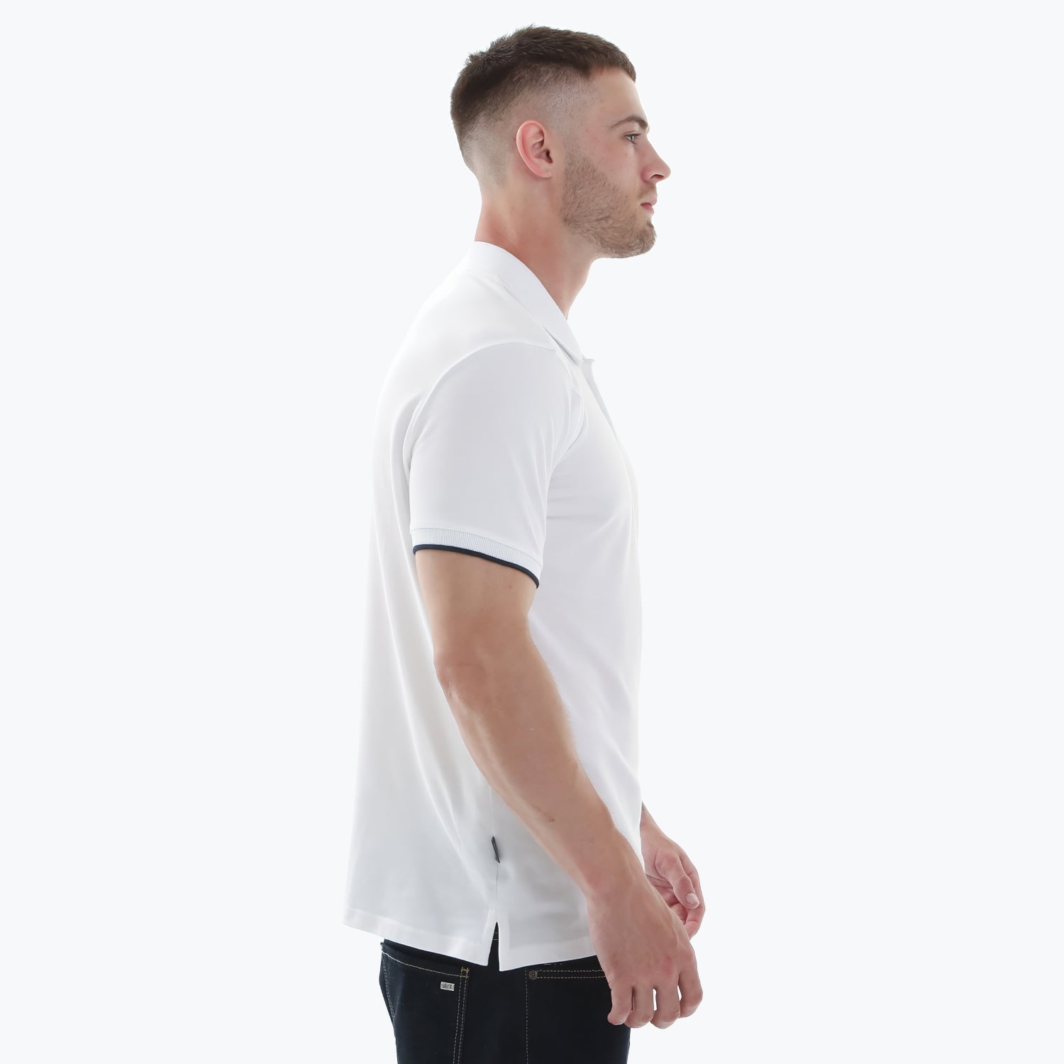Steward Polo White - Peaceful Hooligan