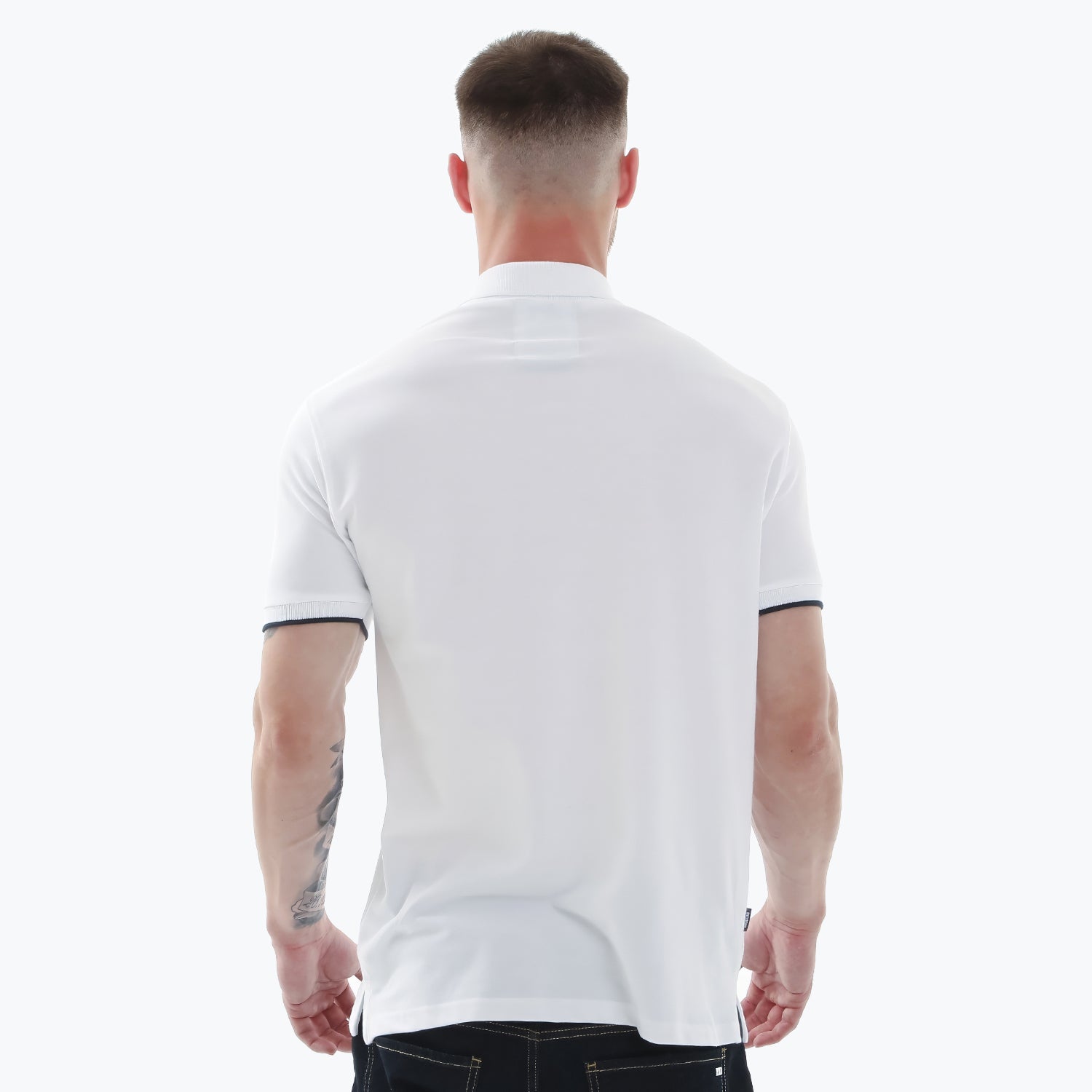 Steward Polo White - Peaceful Hooligan