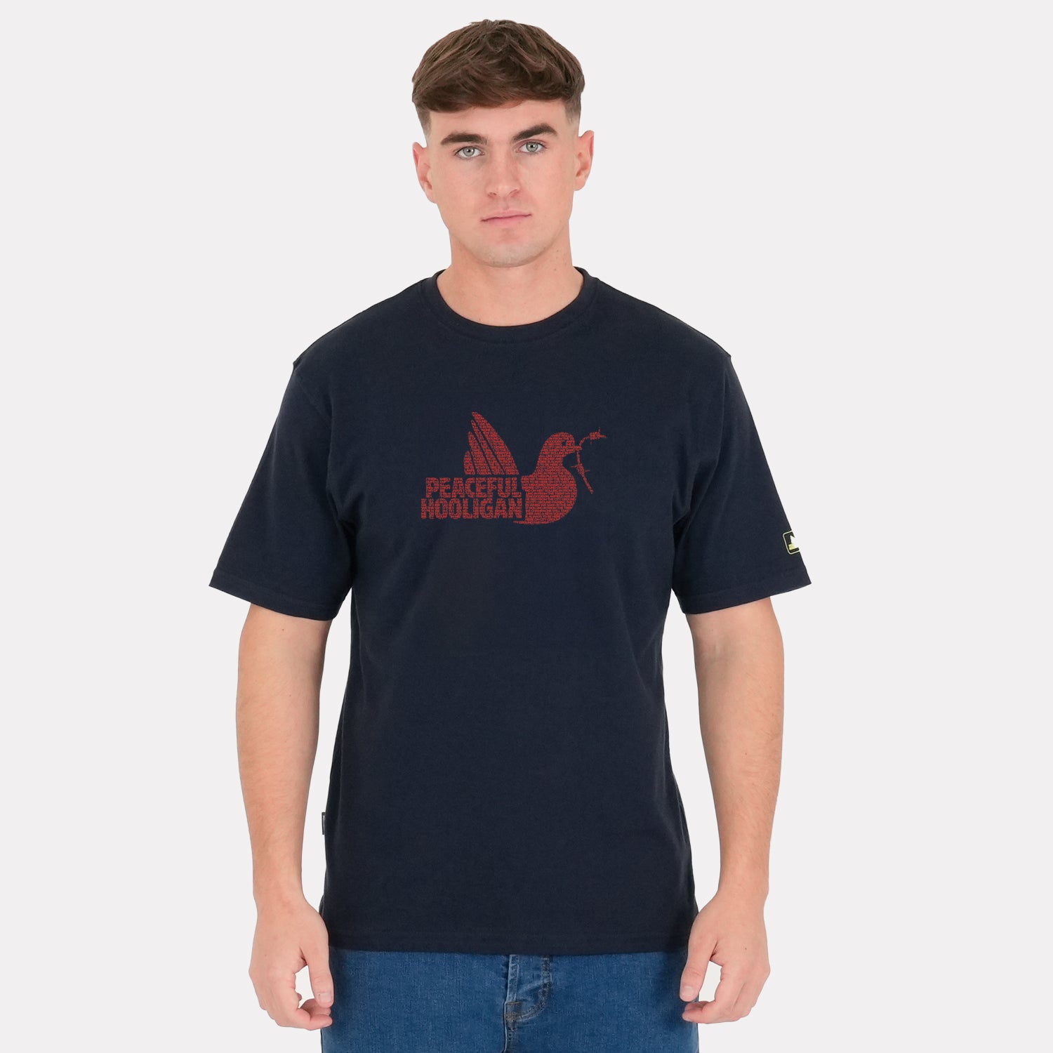 City Ground Dove T-Shirt Navy - Peaceful Hooligan
