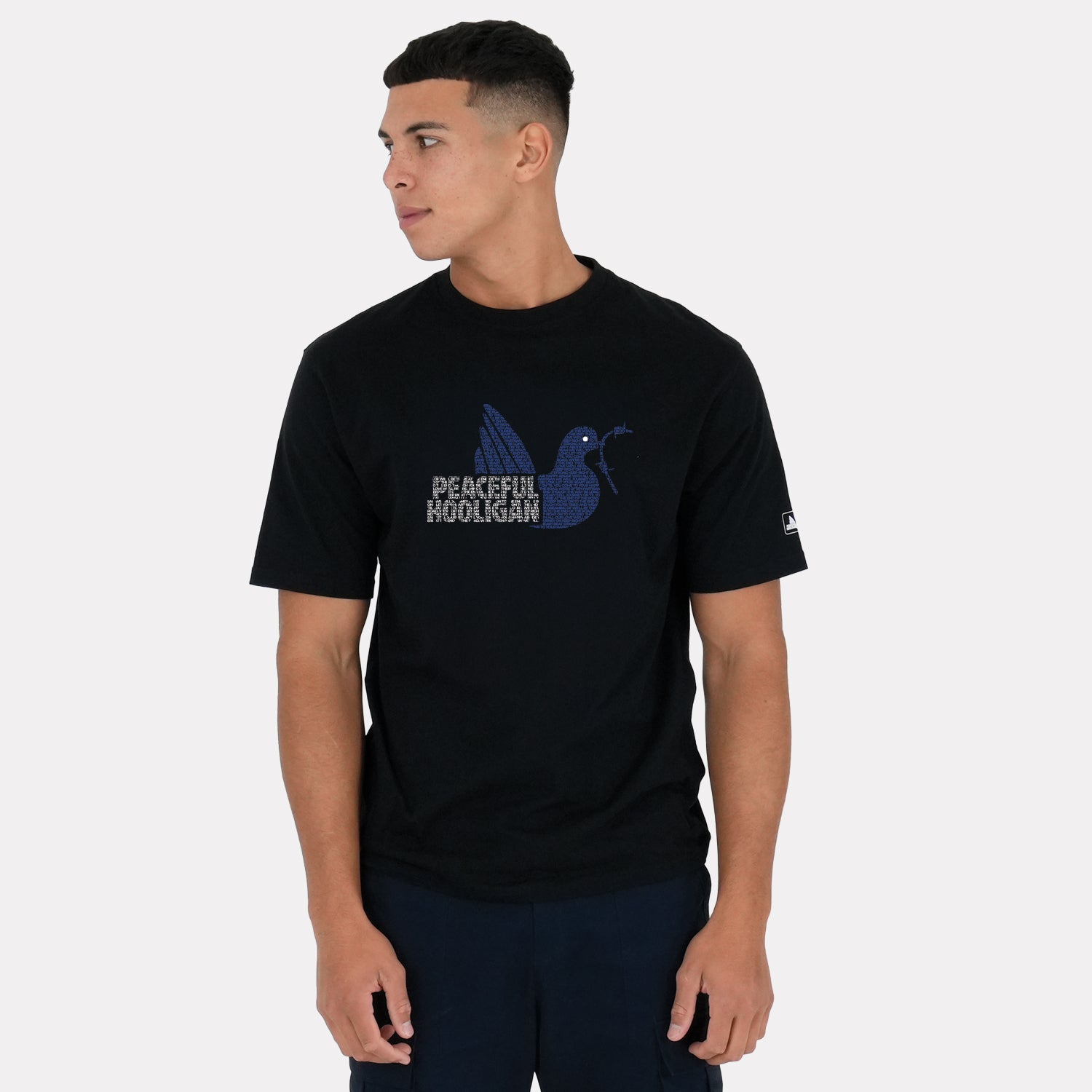 Birmingham City Dove T-Shirt Black - Peaceful Hooligan