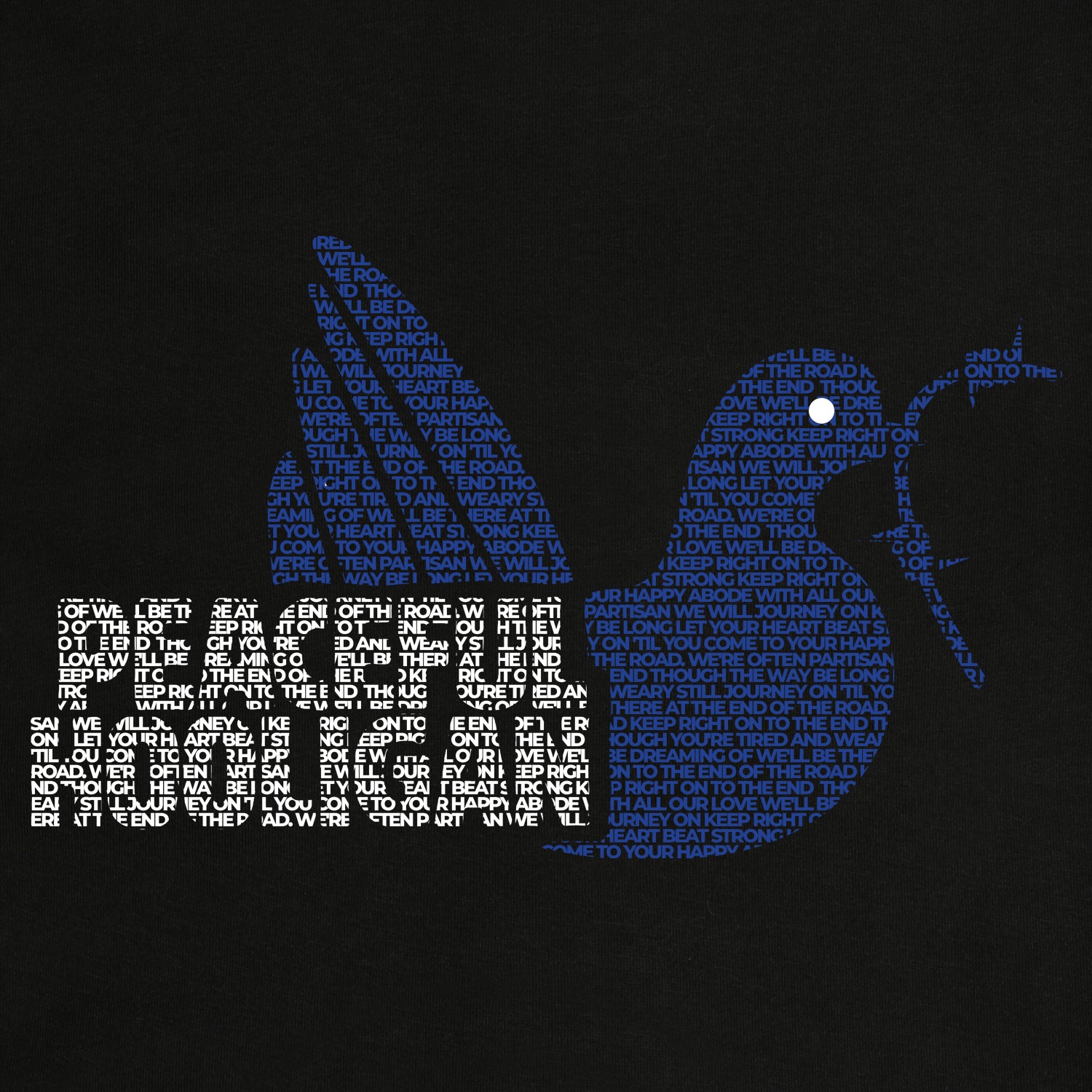 Birmingham City Dove T-Shirt Black - Peaceful Hooligan