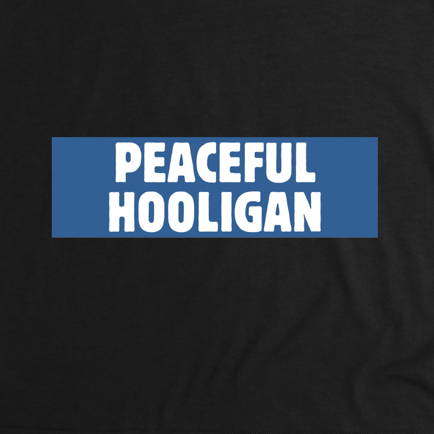 Box Logo T-Shirt Black - Peaceful Hooligan