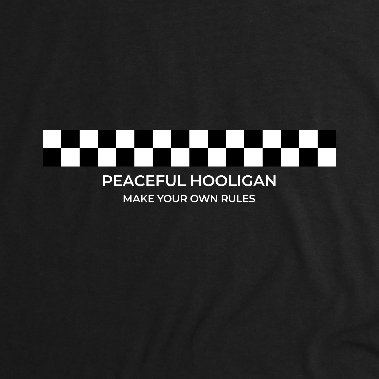 Hall T-Shirt Black - Peaceful Hooligan