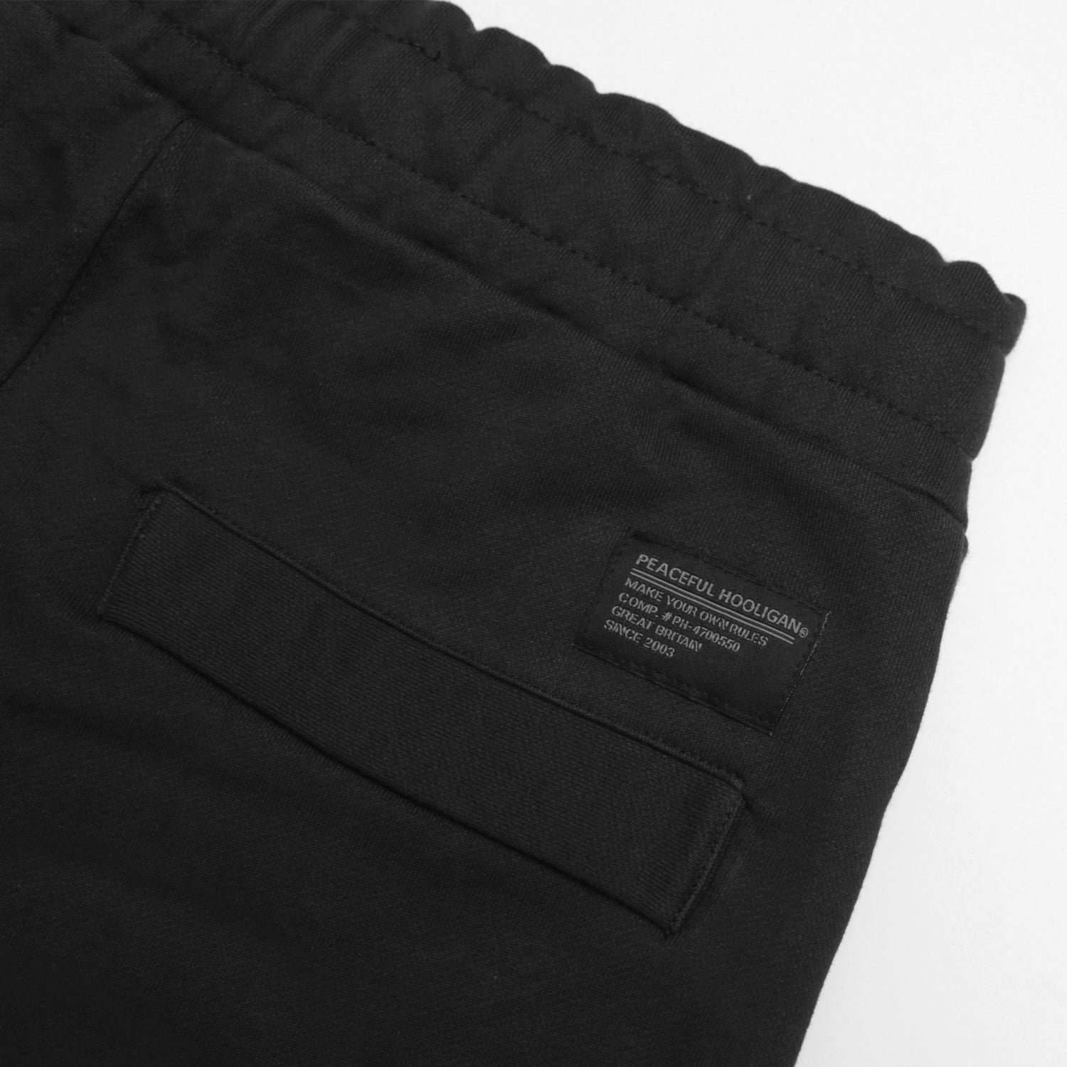 Duke Sweat Shorts Black - Peaceful Hooligan