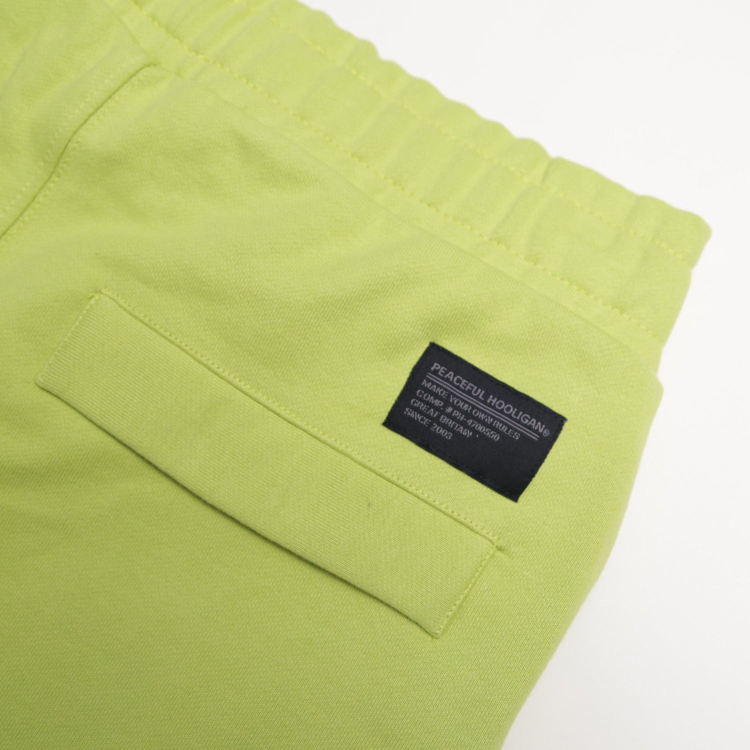 Duke Sweat Shorts Lime - Peaceful Hooligan