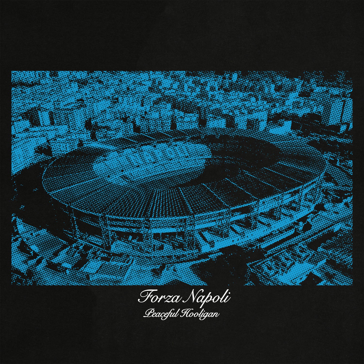 Stadio Maradona T-Shirt Black - Peaceful Hooligan