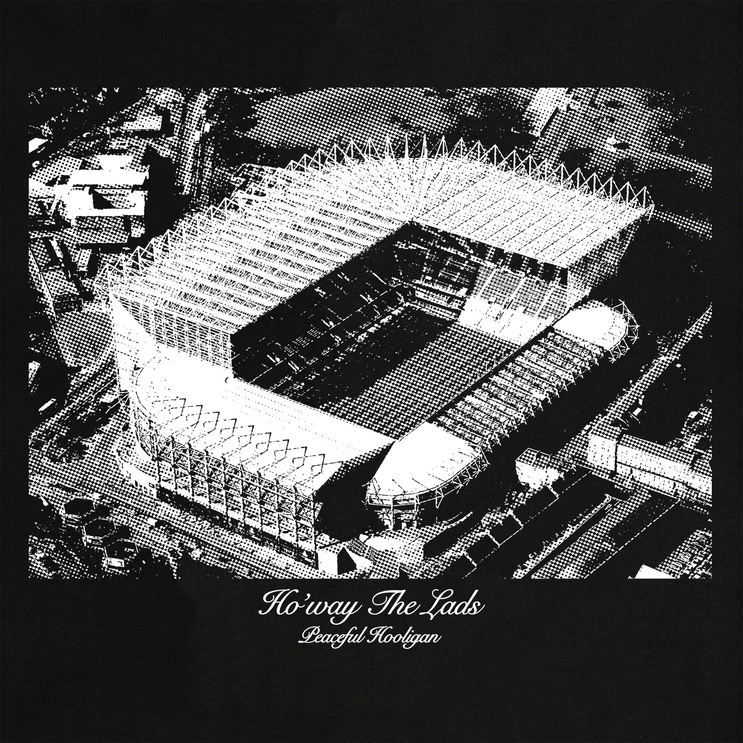 St James T-Shirt Black - Peaceful Hooligan