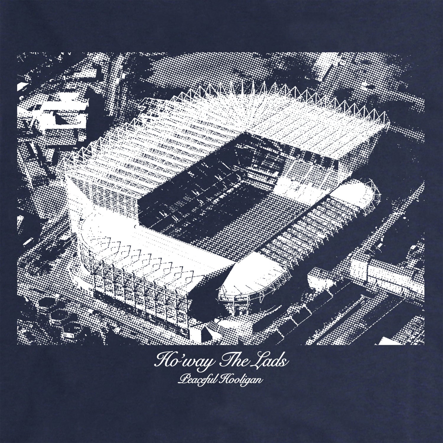 St James T-Shirt Navy - Peaceful Hooligan