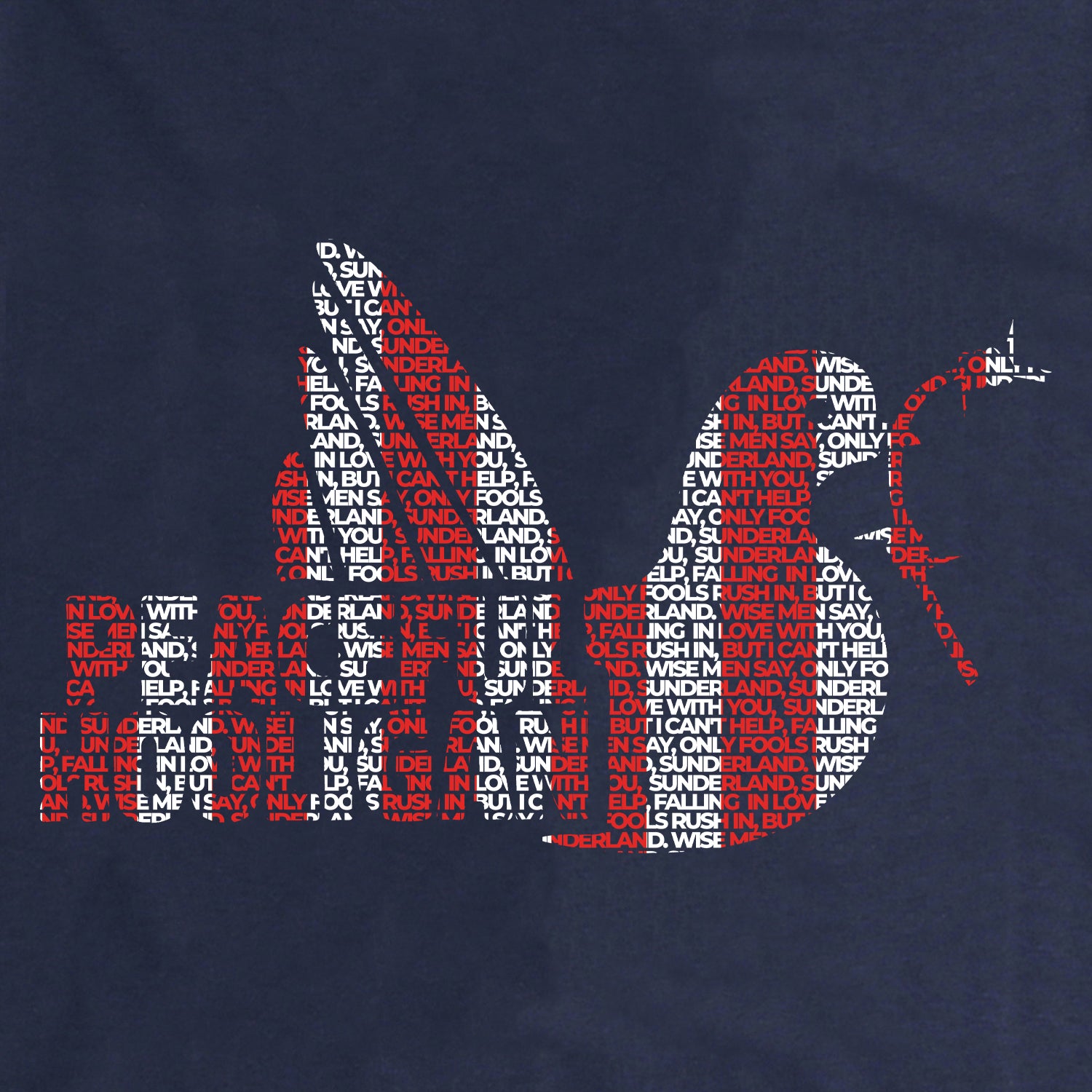 Sunderland Dove T-Shirt Navy - Peaceful Hooligan