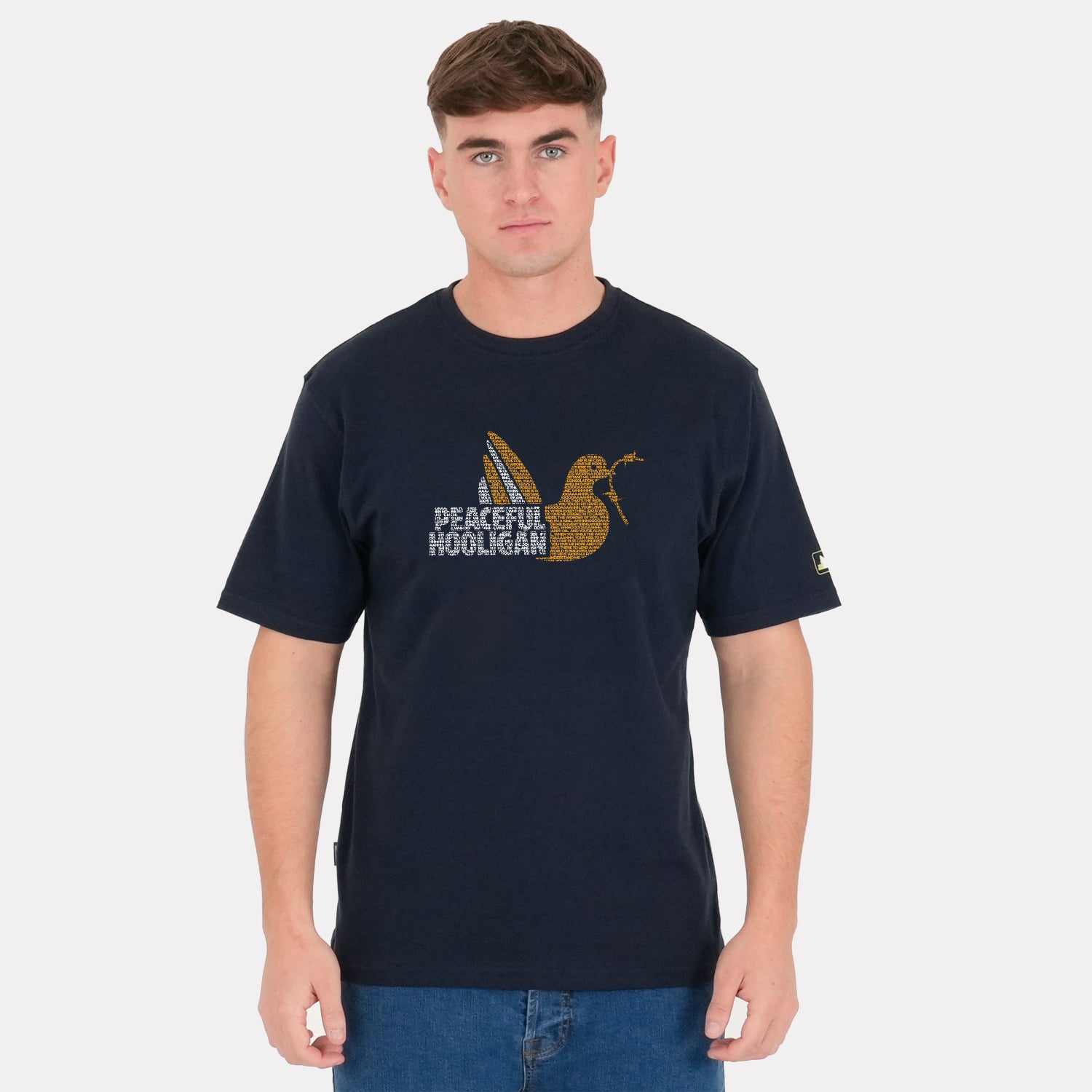 Vale Dove T-Shirt Navy - Peaceful Hooligan