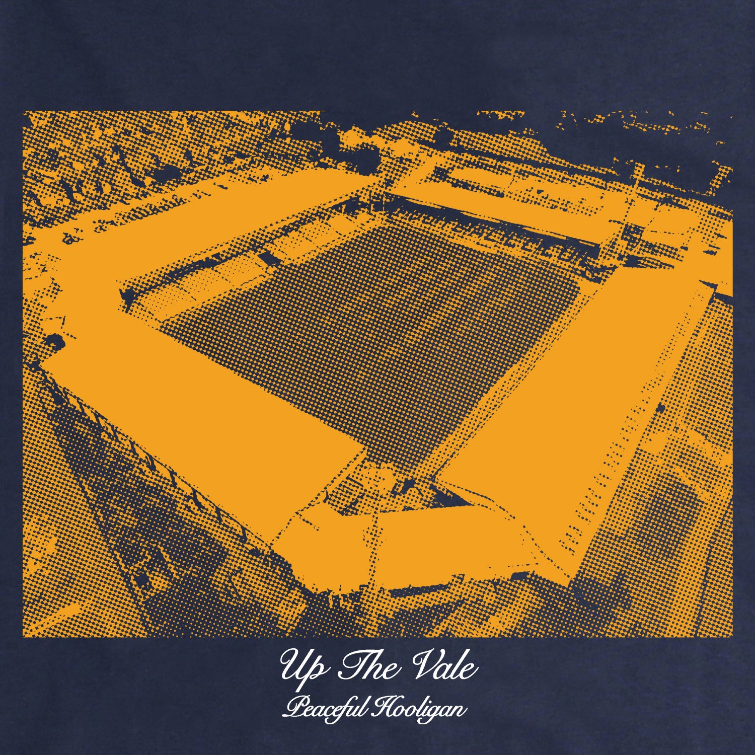 Vale Park T-Shirt Navy - Peaceful Hooligan