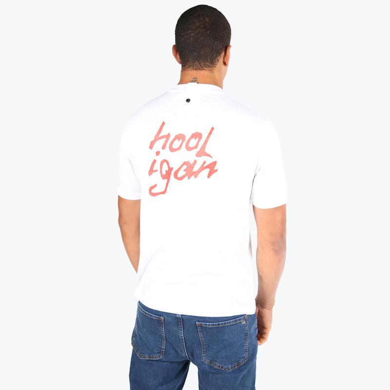 Daft T-Shirt White - Peaceful Hooligan 