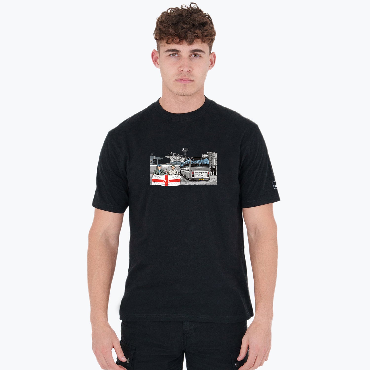 Vale Awaydays T-Shirt Black - Peaceful Hooligan