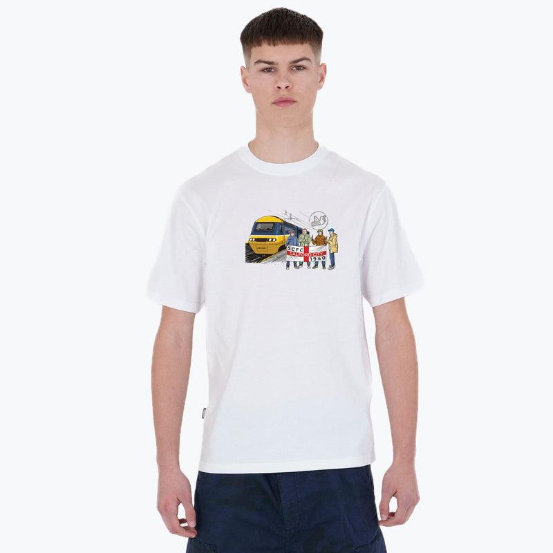 Salford City Excursions T-Shirt White - Peaceful Hooligan 