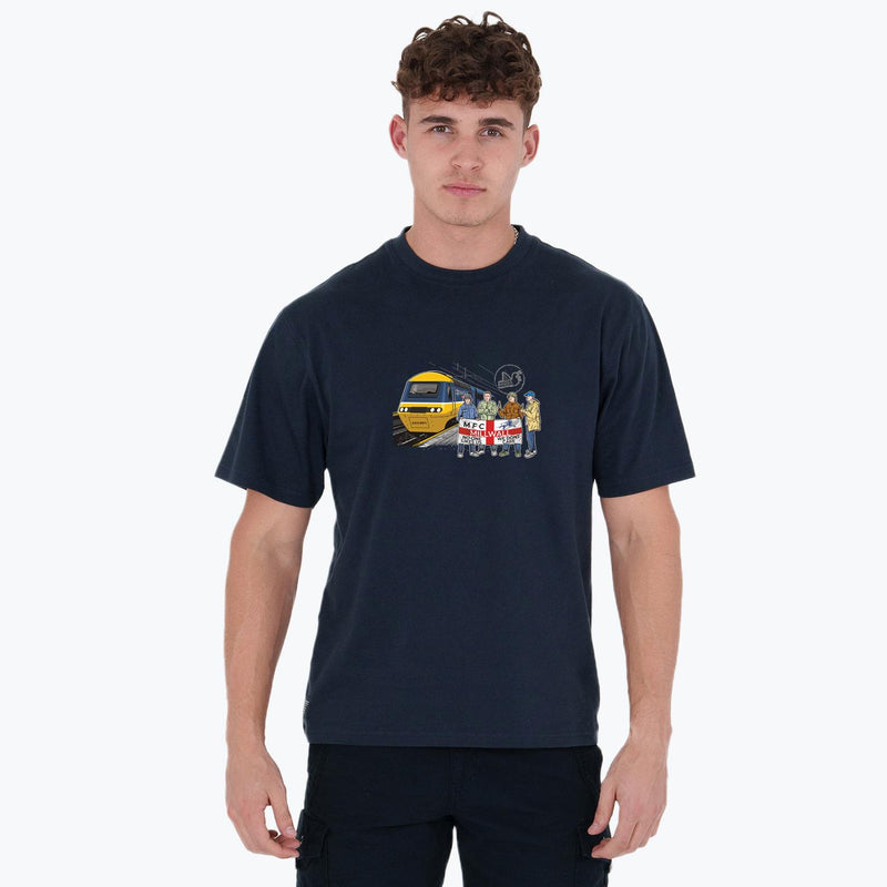 Millwall Excursions T-Shirt Navy - Peaceful Hooligan 