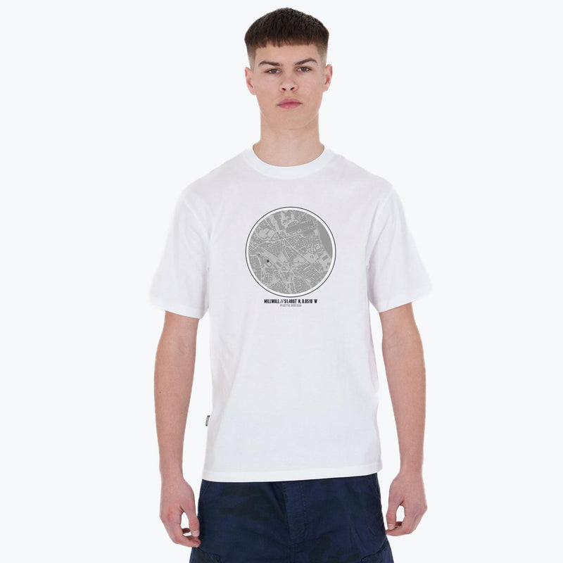 Millwall Location T-Shirt White - Peaceful Hooligan 