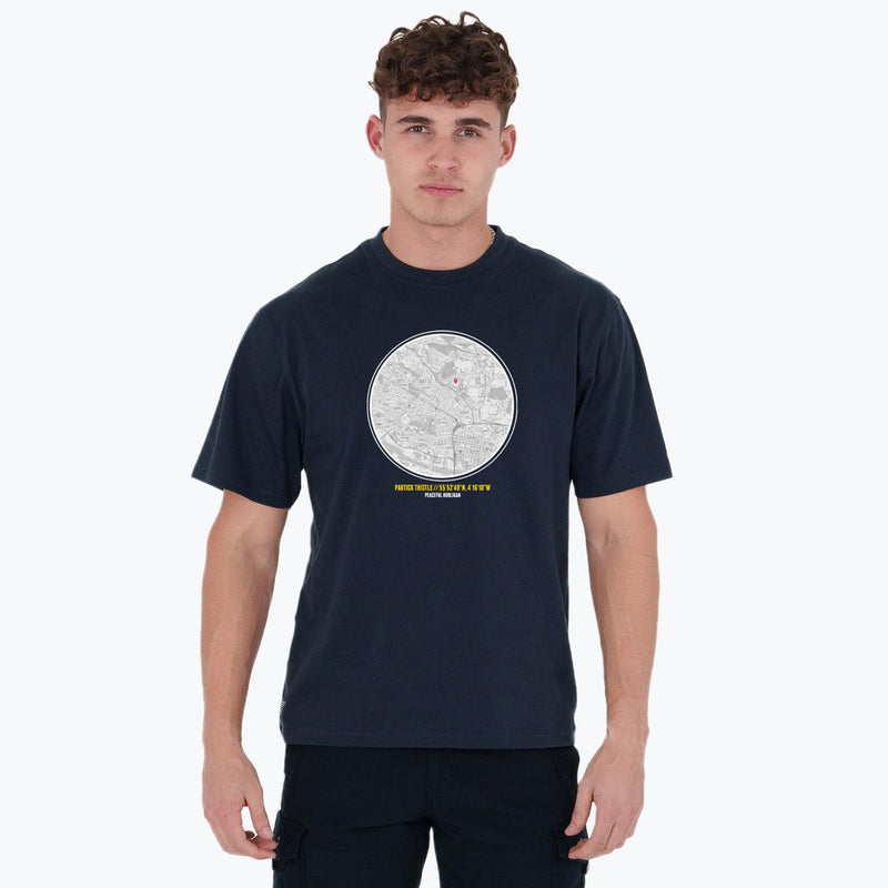 Partick Thistle Location T-Shirt Navy