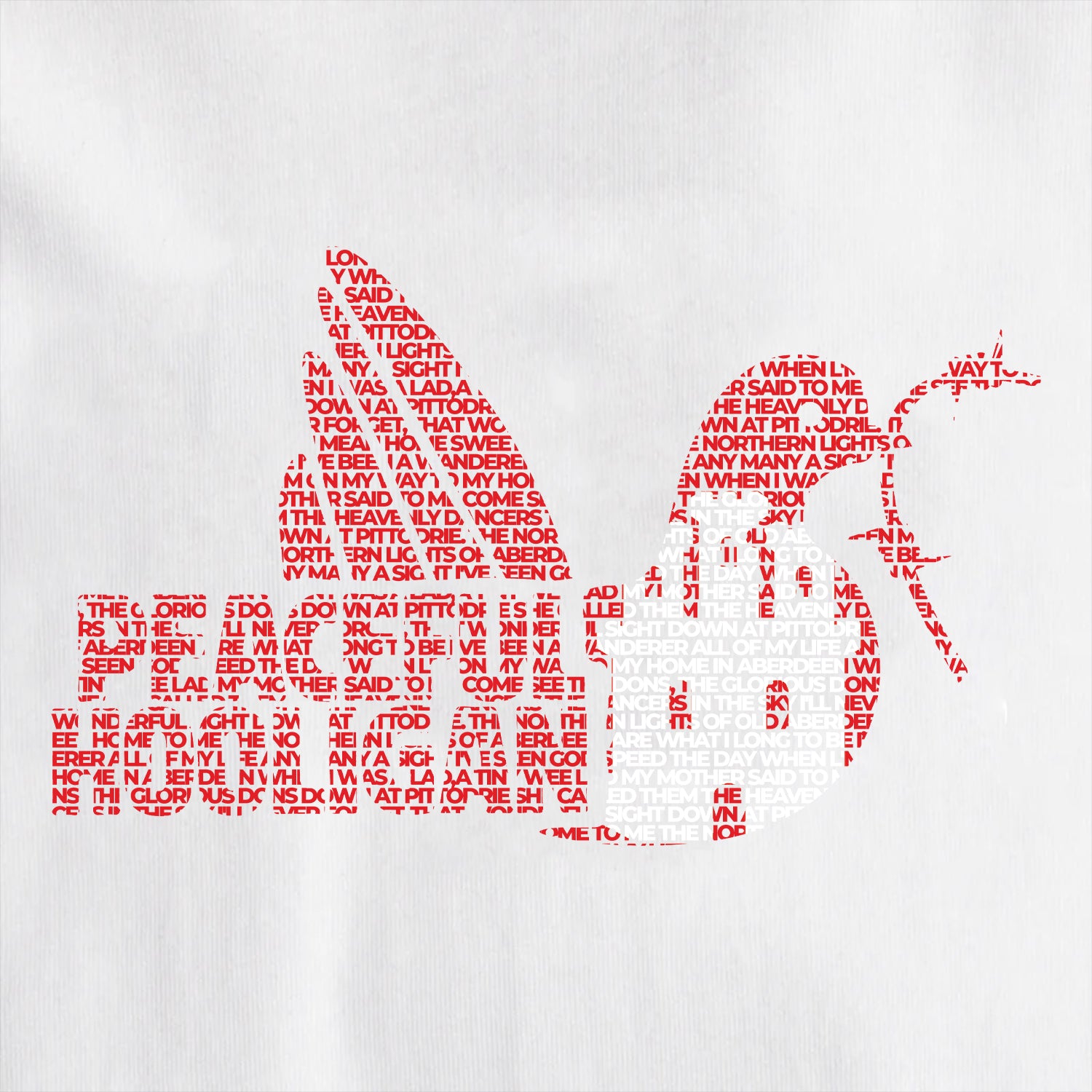 Aberdeen Dove T-Shirt White - Peaceful Hooligan 