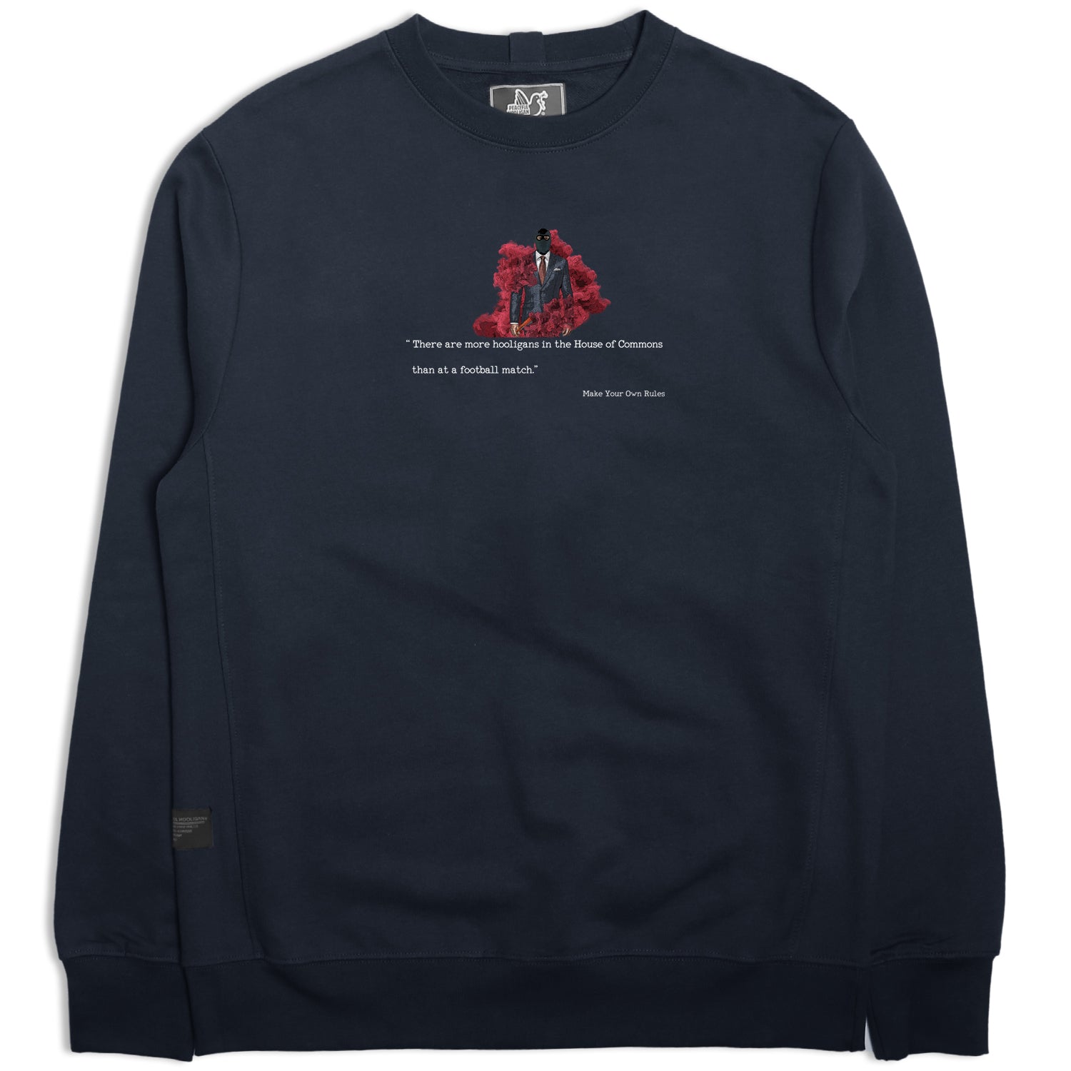 Clough Sweatshirt Navy – Peaceful Hooligan