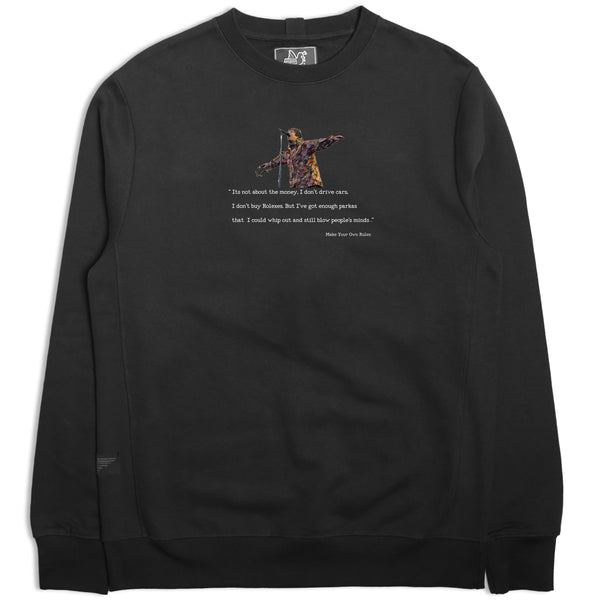 Gallagher Sweatshirt Black - Peaceful Hooligan 