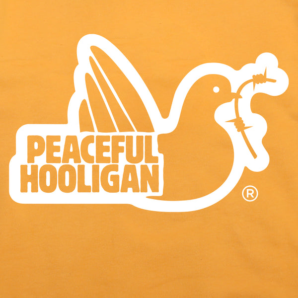 Outline Hoodie Apricot - Peaceful Hooligan 