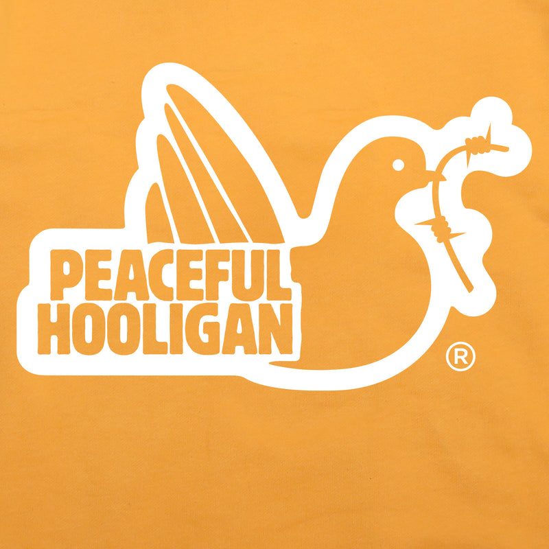 Outline Hoodie Apricot - Peaceful Hooligan 