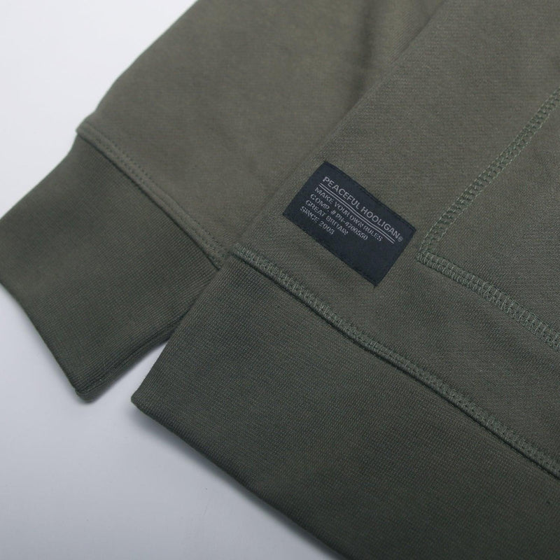 Outline Hoodie Olive