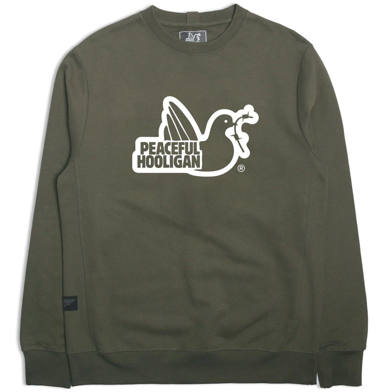 Outline Sweatshirt Olive