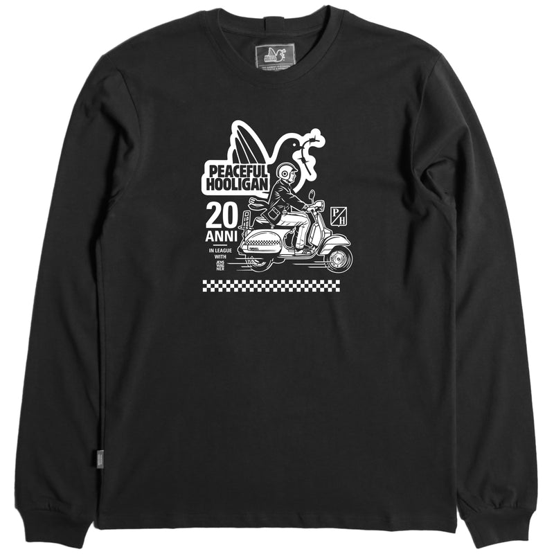 Scooter LS T-Shirt Black - Peaceful Hooligan 